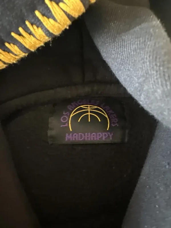 Madhappy lakers hoodie black